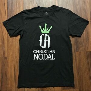 CHRISTIAN NODAL BOTELLA TRAS US TOUR CONCERT SHIRT SIZE L TEE MEXICAN BANDA